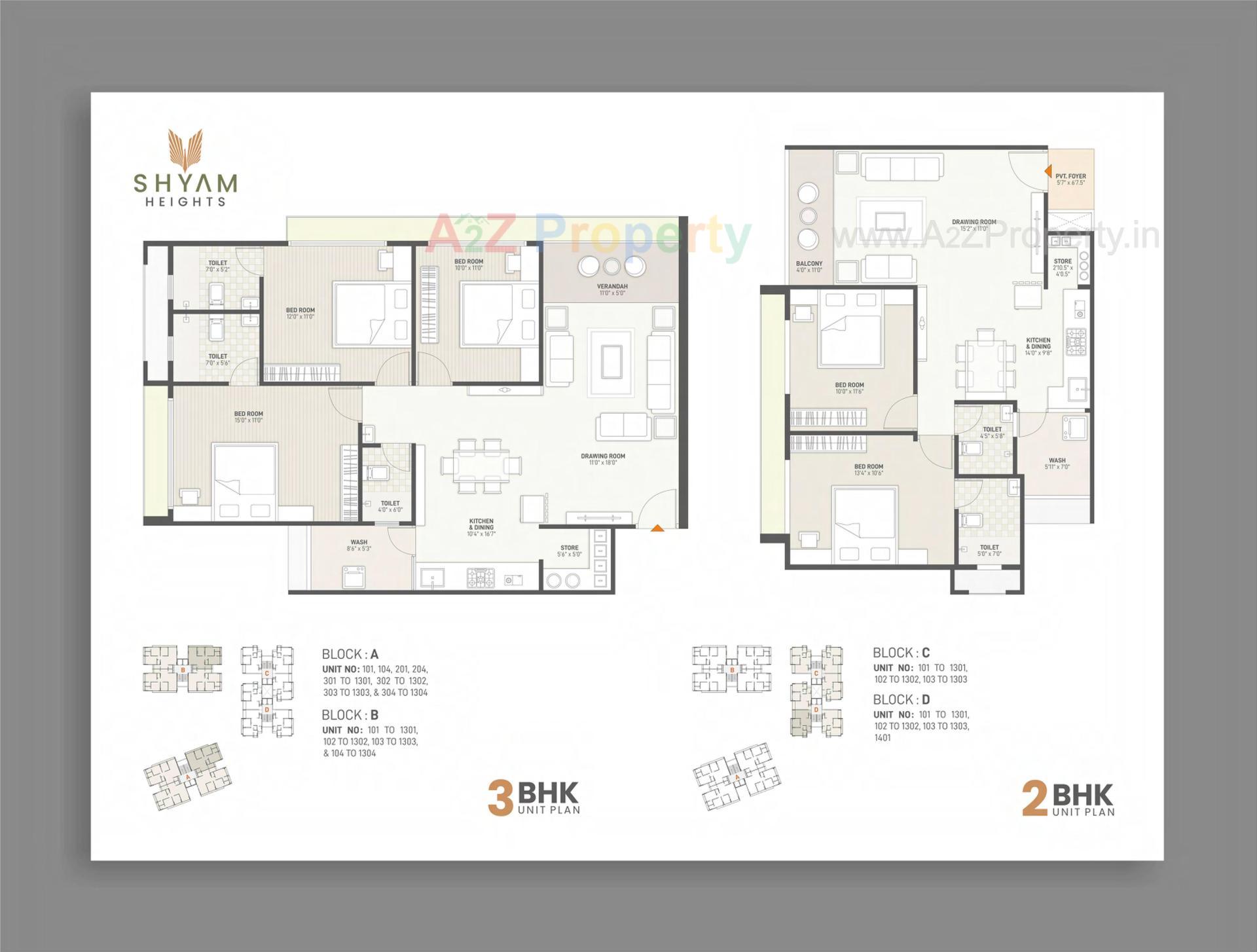 Layout of real estate project Shyam Heights located at –-sargasan, Gandhinagar, Gujarat