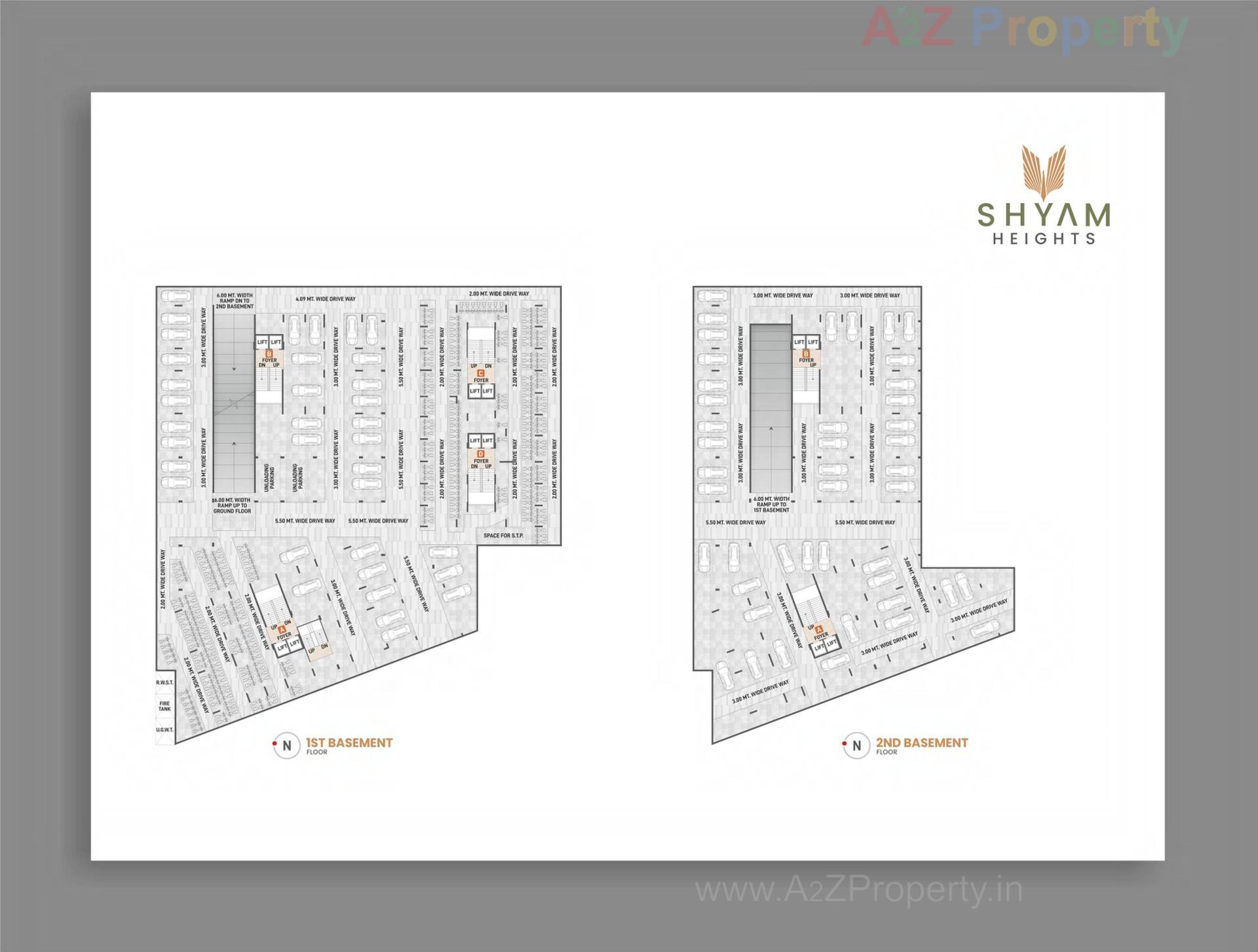 Layout of real estate project Shyam Heights located at –-sargasan, Gandhinagar, Gujarat