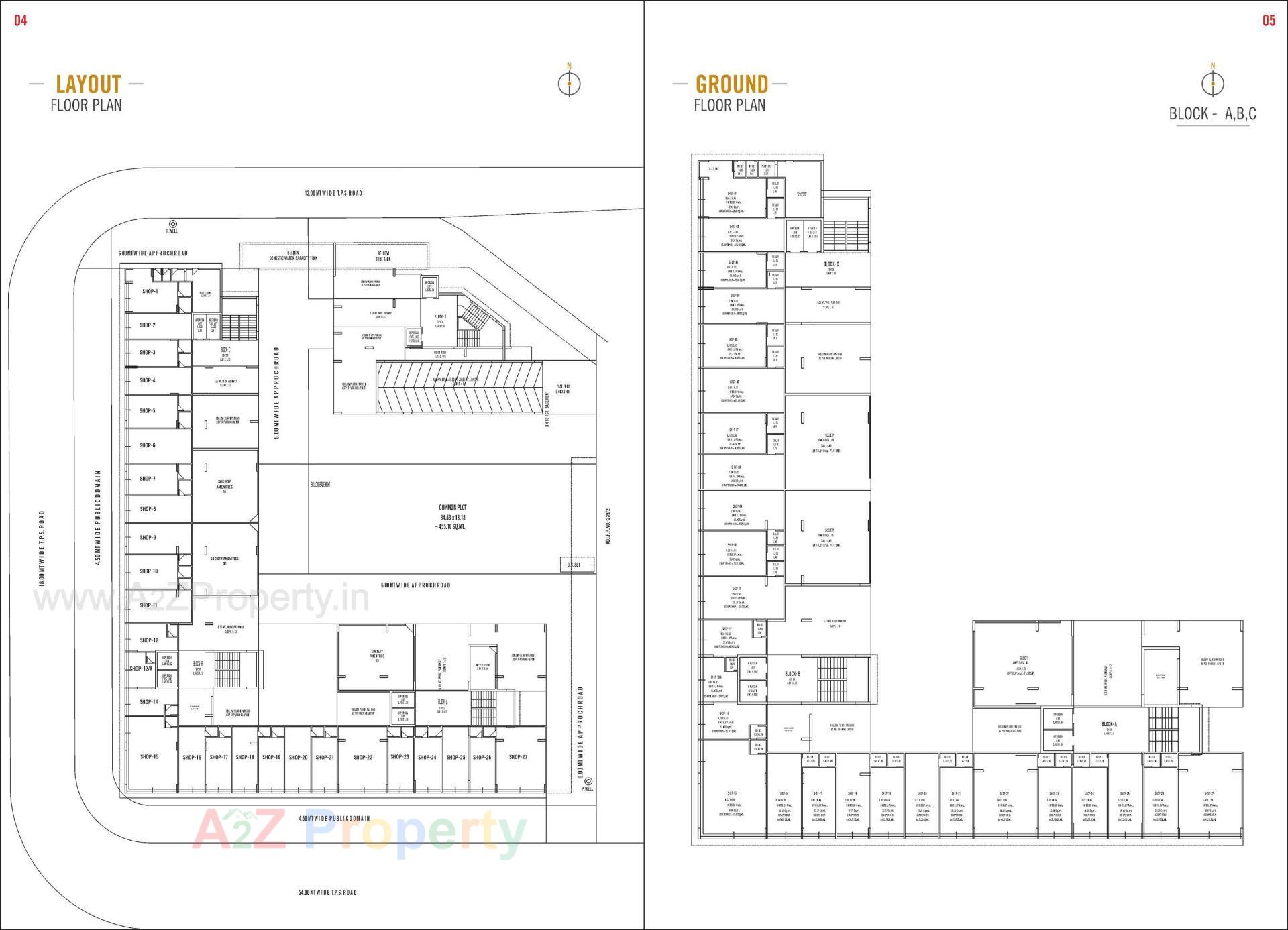 Layout of real estate project Shyam Soham located at Gandhinagar, Gandhinagar, Gujarat