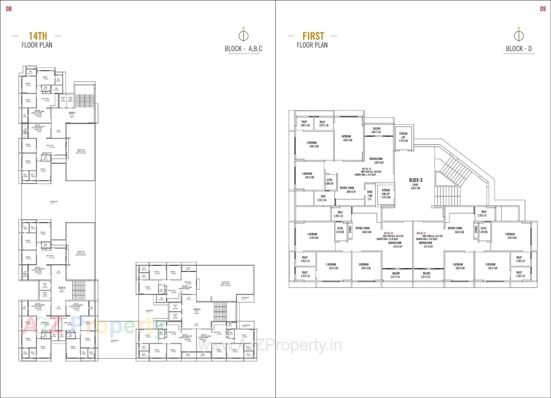 Layout of real estate project Shyam Soham located at Gandhinagar, Gandhinagar, Gujarat