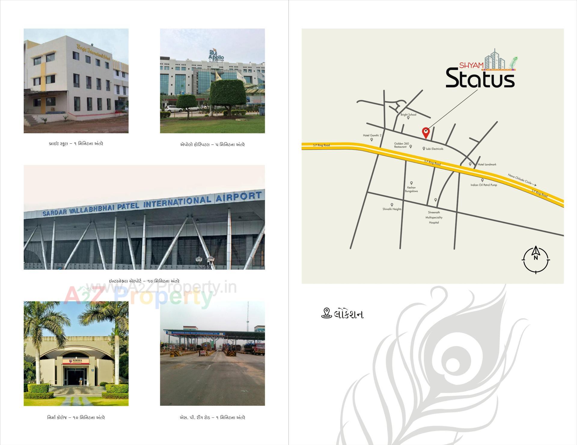  of real estate project Shyam Status located at Valad, Gandhinagar, Gujarat