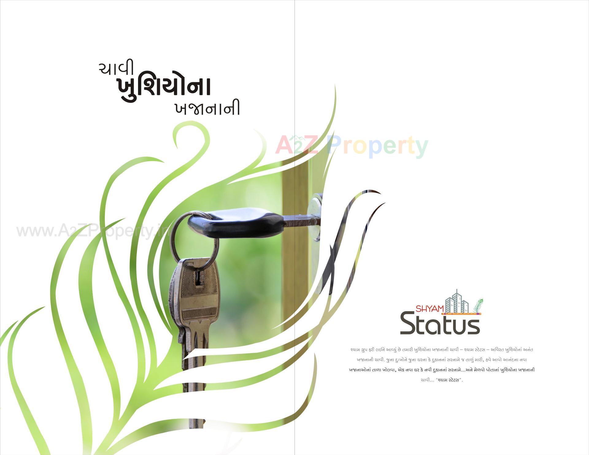  of real estate project Shyam Status located at Valad, Gandhinagar, Gujarat