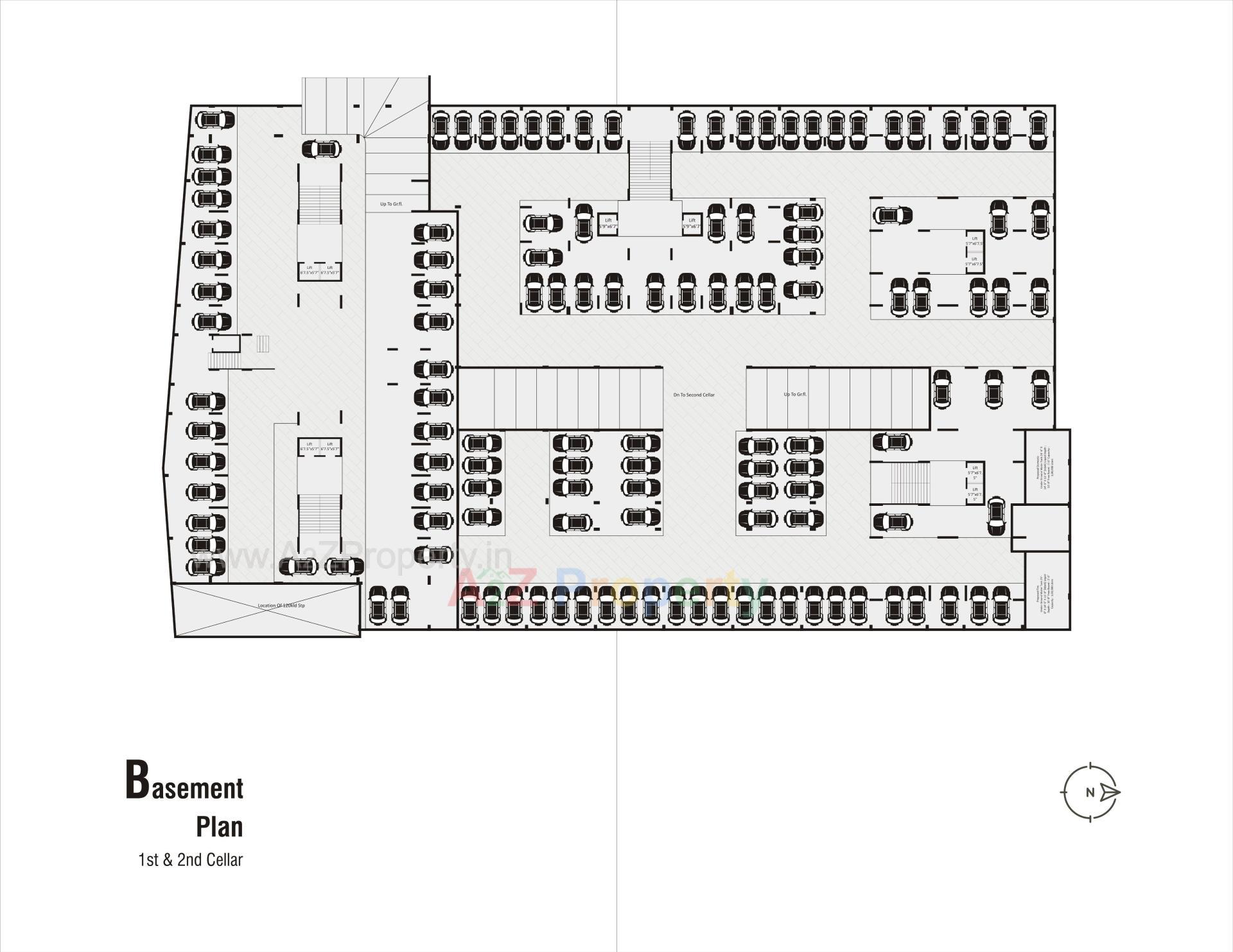 Layout of real estate project Shyam Status located at Valad, Gandhinagar, Gujarat