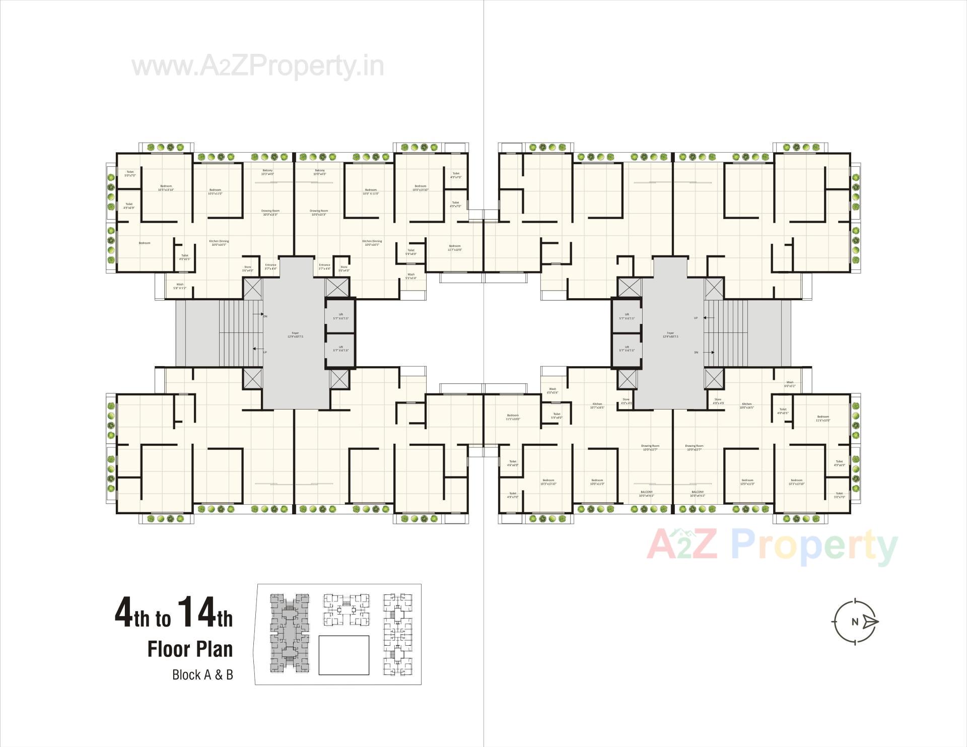 Layout of real estate project Shyam Status located at Valad, Gandhinagar, Gujarat