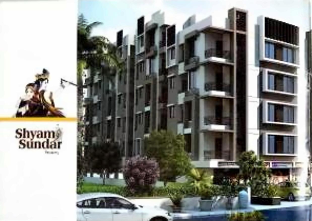 3D Elevation of real estate project Shyam Sundar Residency located at Borisana, Gandhinagar, Gujarat