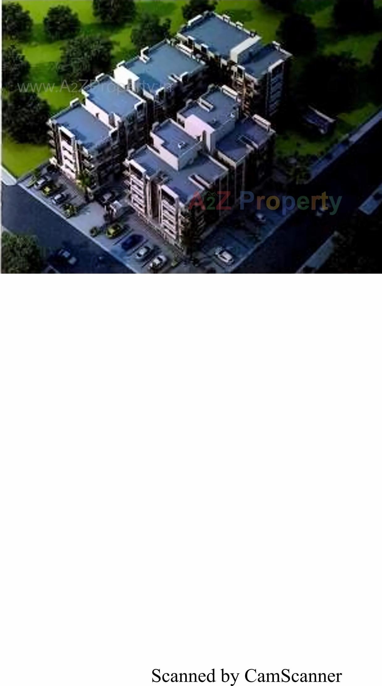 3D Elevation of real estate project Shyam Sundar Residency located at Borisana, Gandhinagar, Gujarat