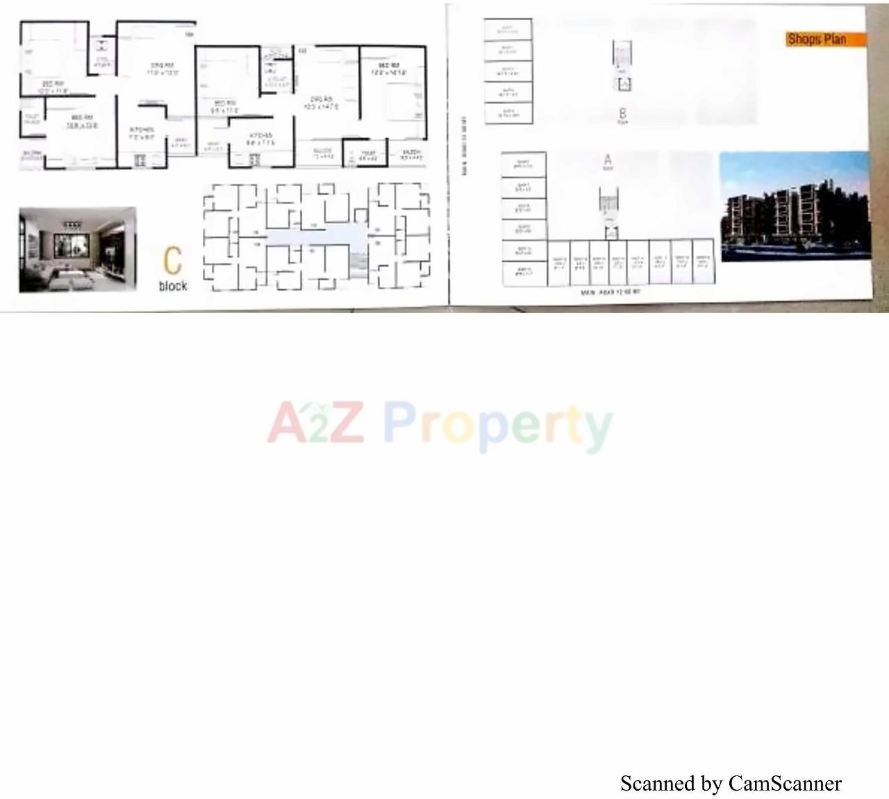 Layout of real estate project Shyam Sundar Residency located at Borisana, Gandhinagar, Gujarat