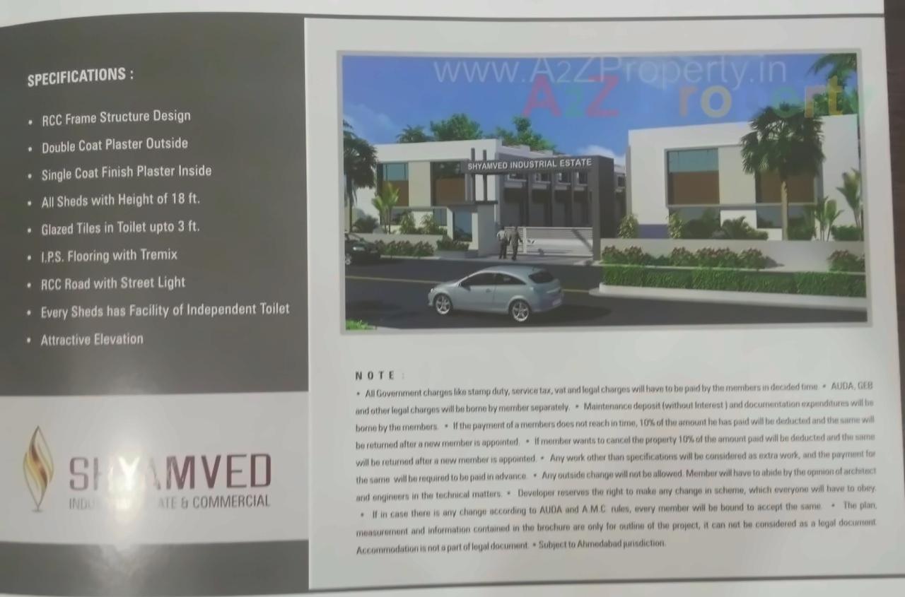 of real estate project Shyamved Industrial Estate (block C) located at Ranasan, Gandhinagar, Gujarat
