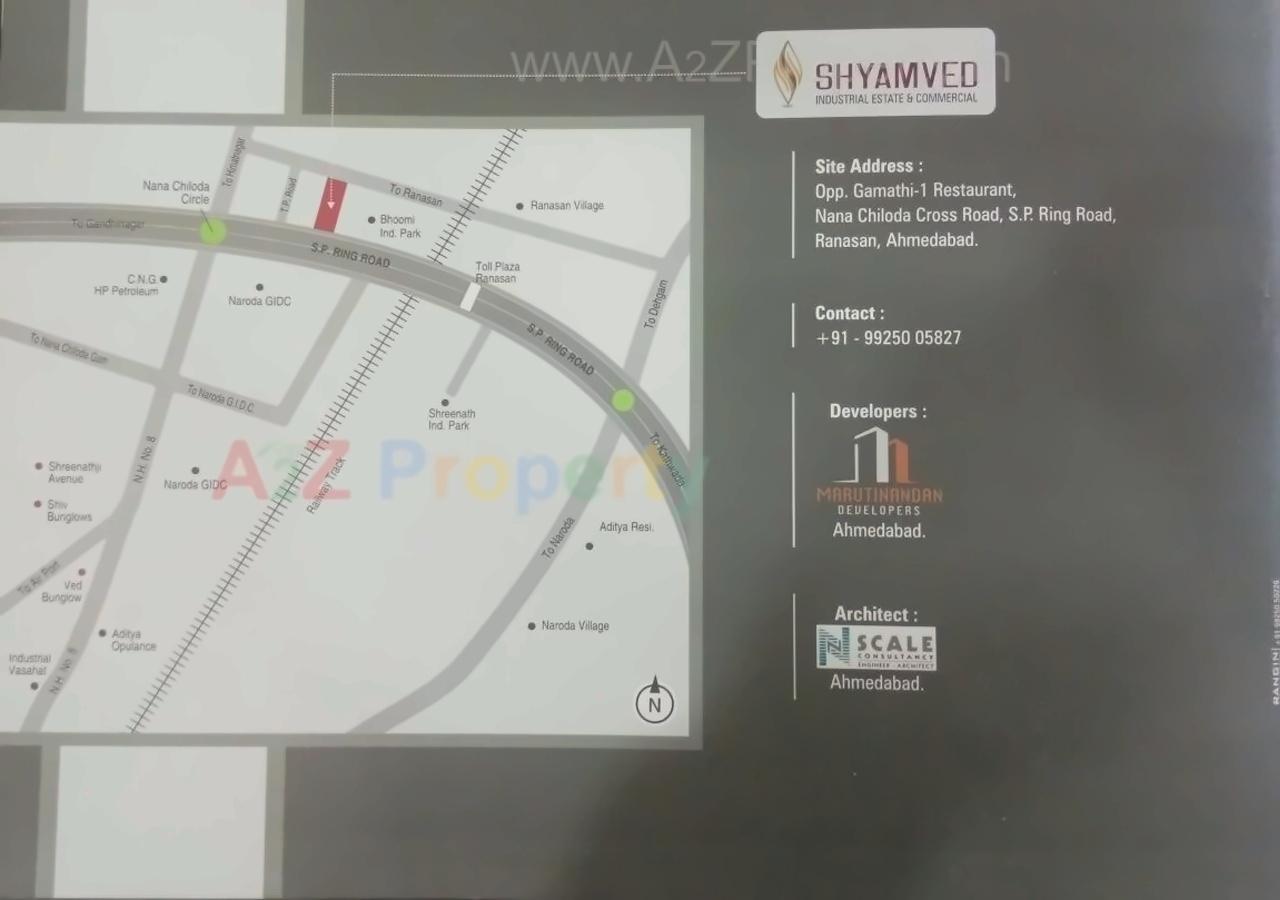  of real estate project Shyamved Industrial Estate (block C) located at Ranasan, Gandhinagar, Gujarat