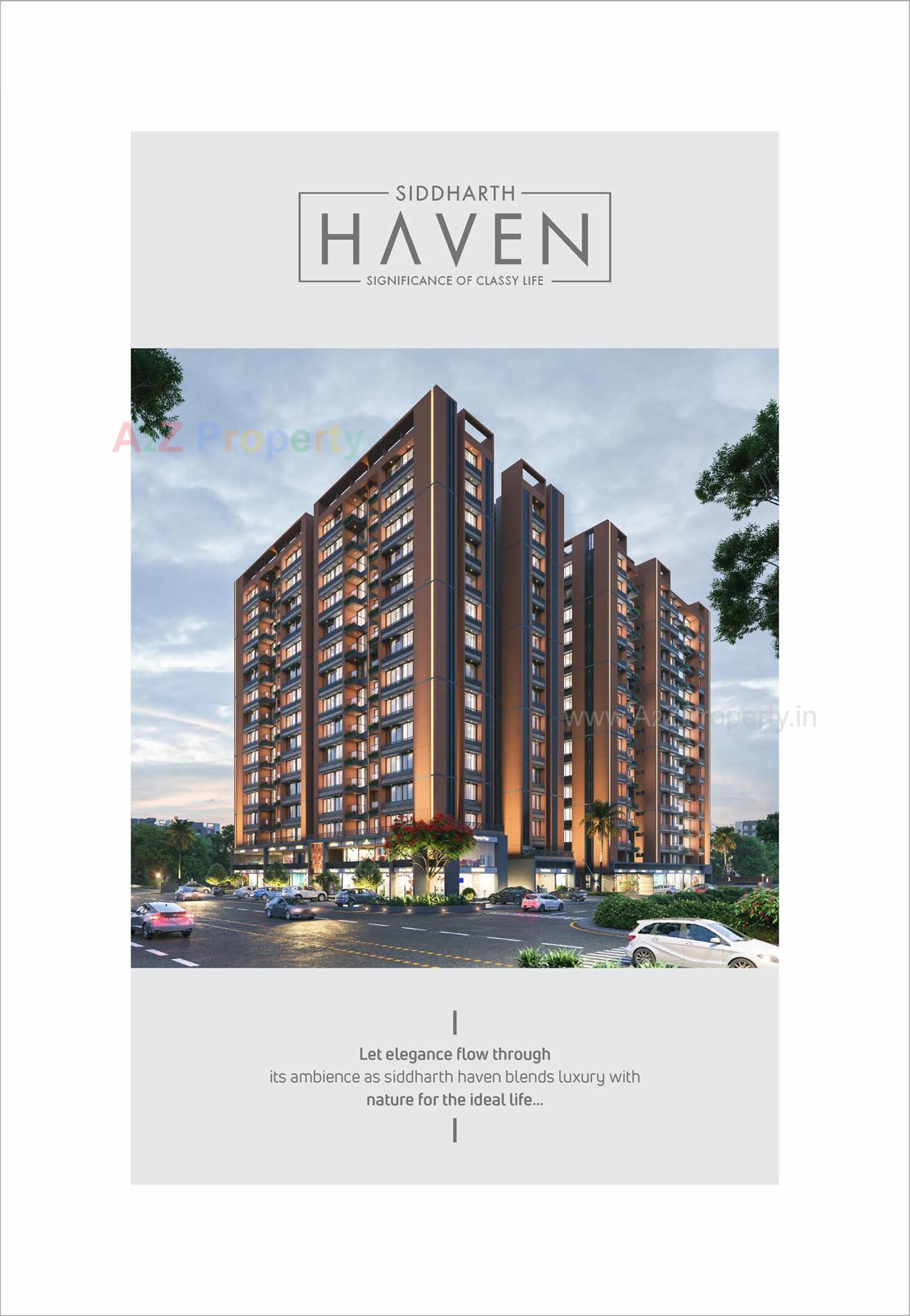 3D Elevation of real estate project Siddharth Haven located at Vavol, Gandhinagar, Gujarat