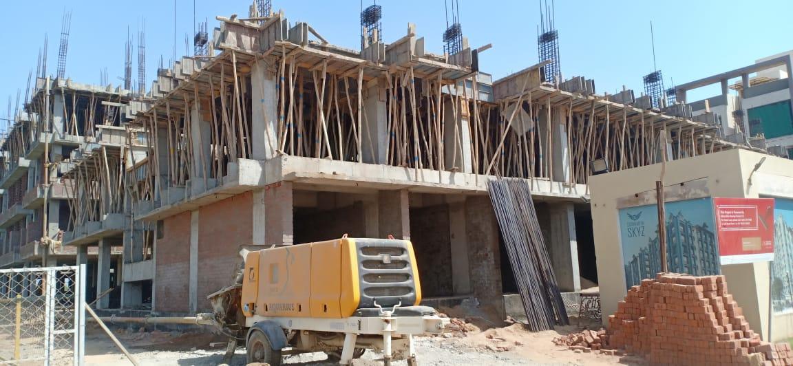 156134_const of real estate project Siddharth Skyz located at Vavol, Gandhinagar, Gujarat