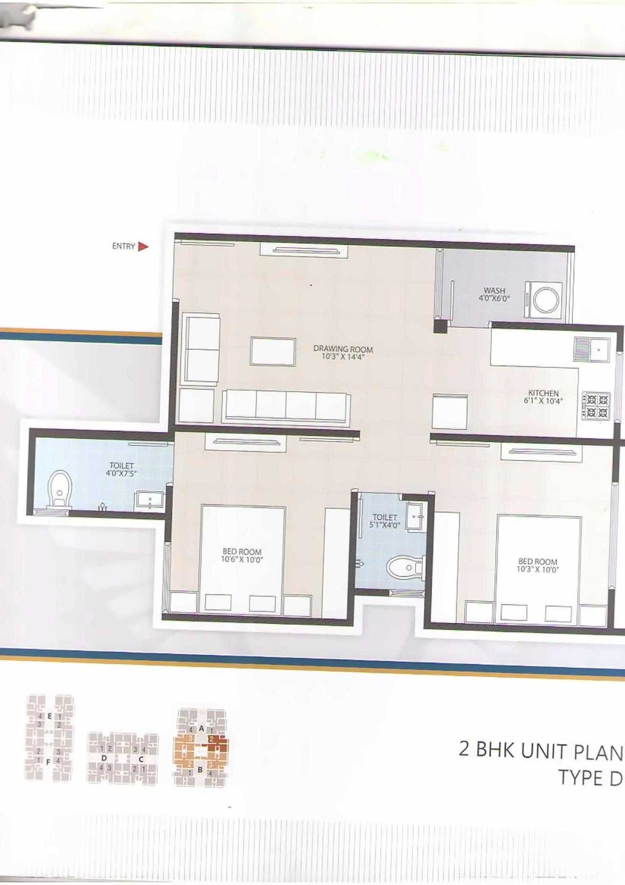 Layout of real estate project Siddharth Skyz located at Vavol, Gandhinagar, Gujarat