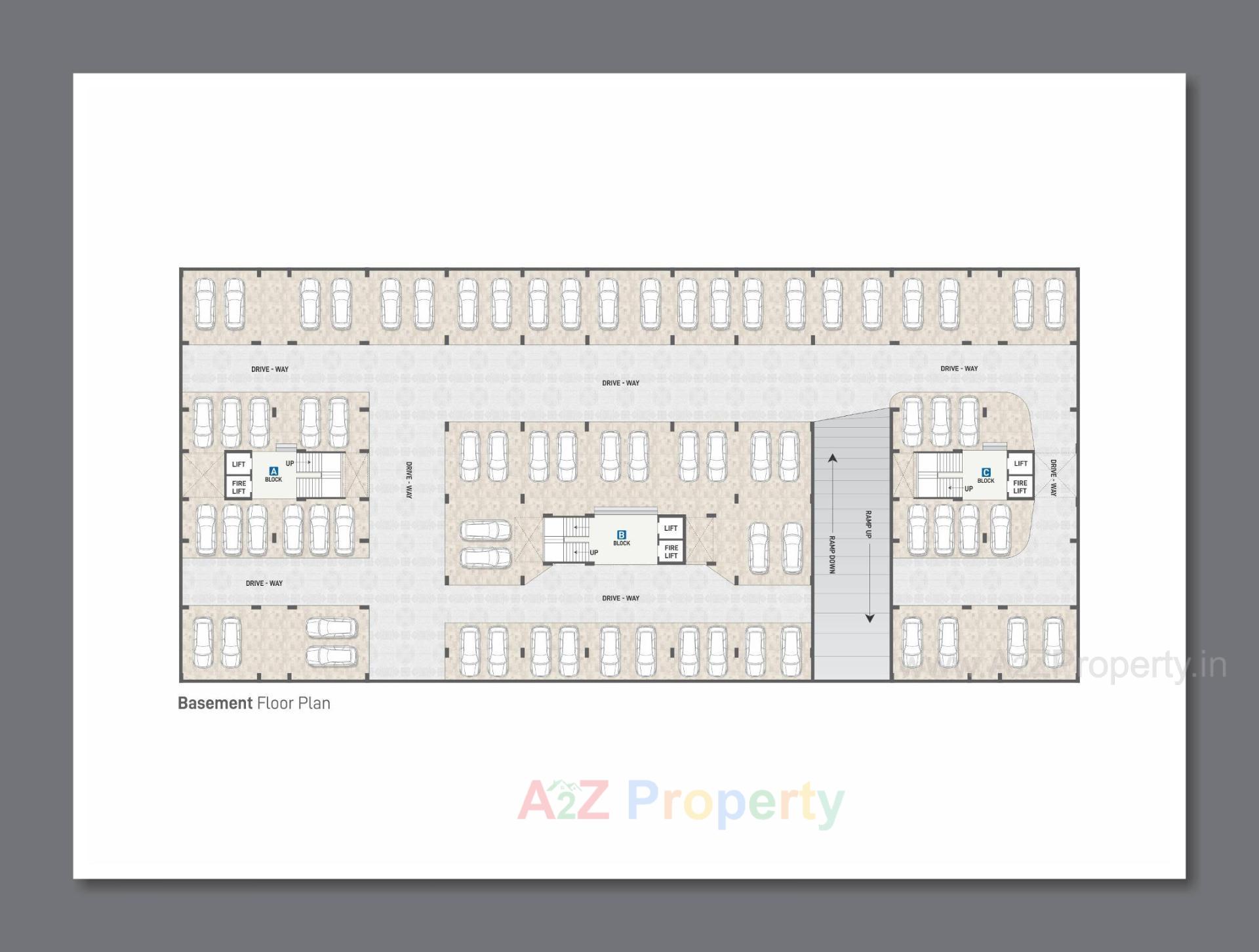 Layout of real estate project Siddheshwari Elite located at Pethapur, Gandhinagar, Gujarat