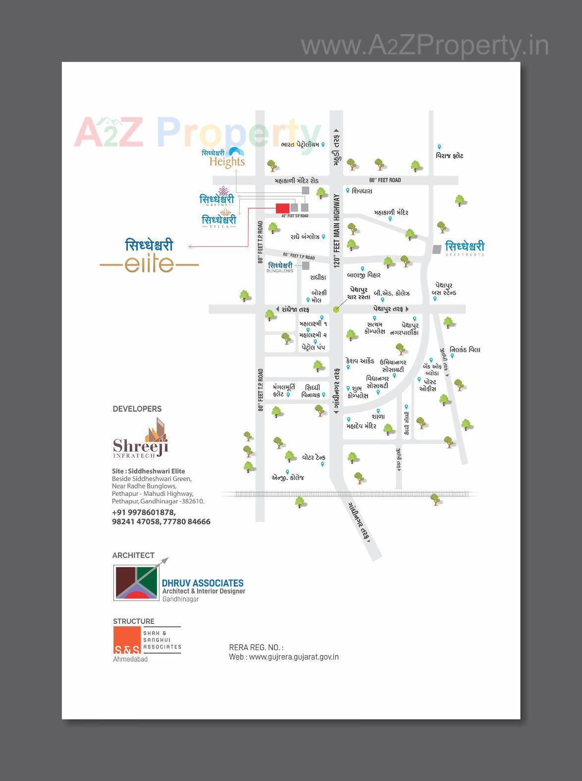  of real estate project Siddheshwari Elite located at Pethapur, Gandhinagar, Gujarat