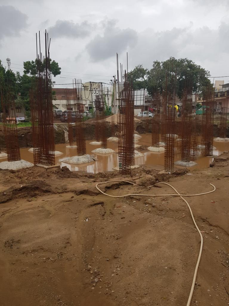 196438_const of real estate project Siddheshwari Gold located at Pethapur, Gandhinagar, Gujarat