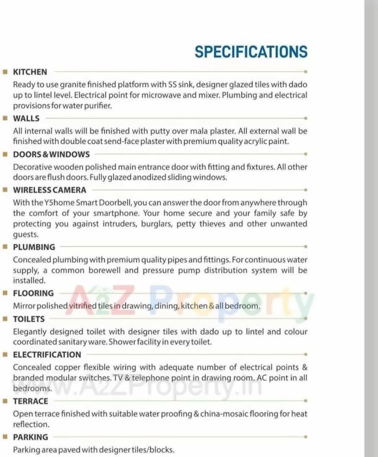 Project Specifications