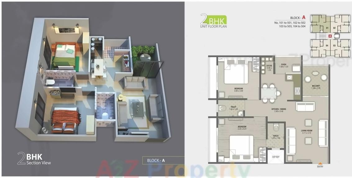 Layout of real estate project Siddheswari Greens located at Pethapur, Gandhinagar, Gujarat