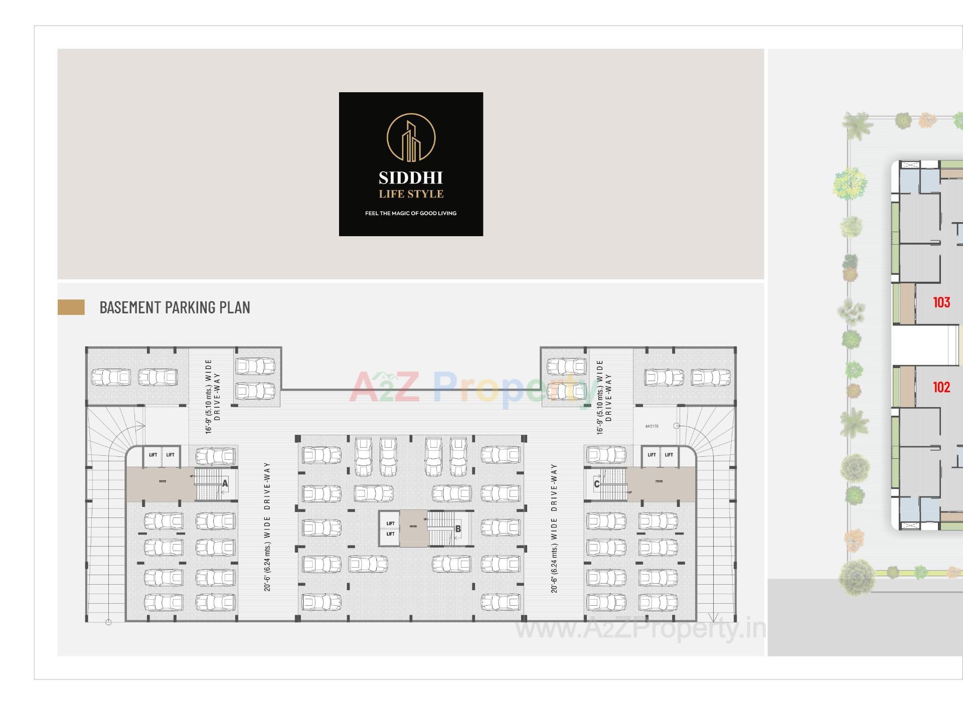 Layout of real estate project Siddhi Life Style located at Saij, Gandhinagar, Gujarat