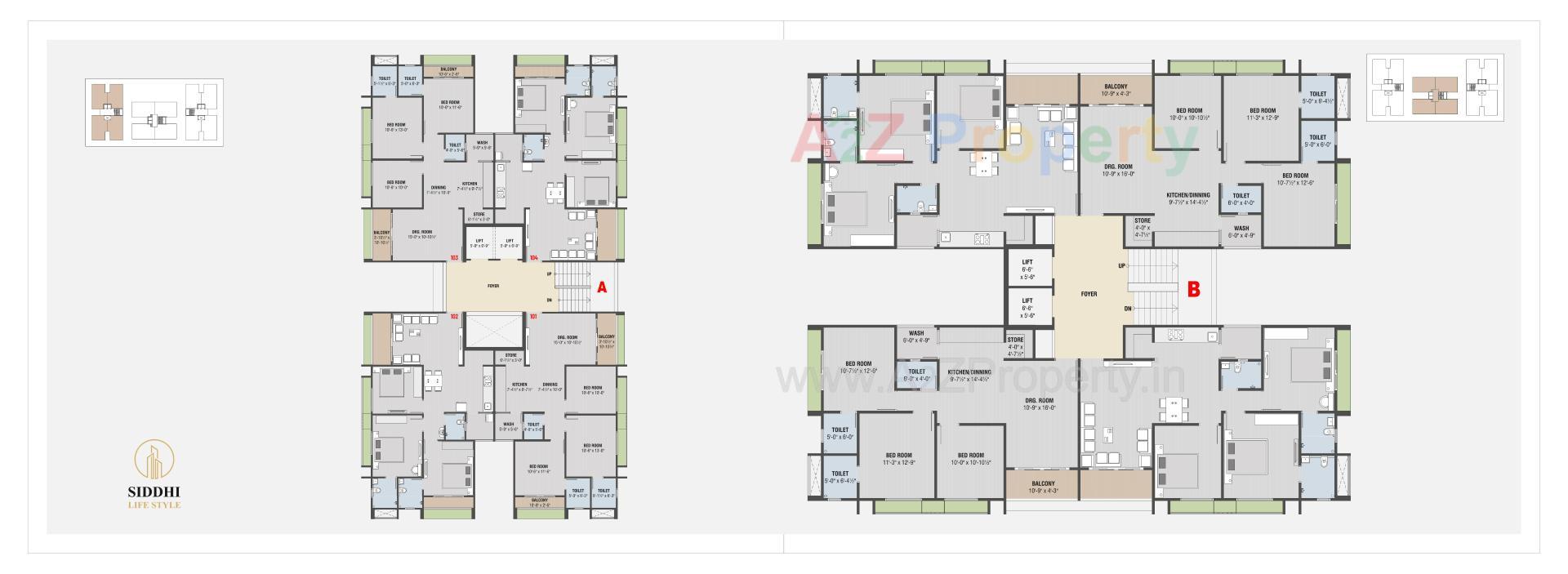 Layout of real estate project Siddhi Life Style located at Saij, Gandhinagar, Gujarat