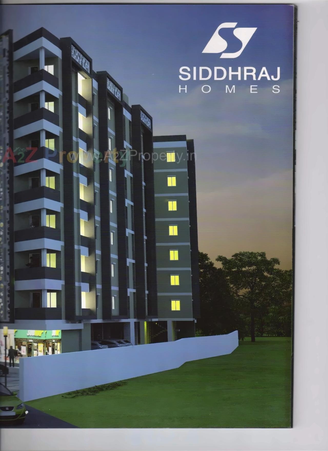 3D Elevation of real estate project Siddhraj Homes located at Arsodiya, Gandhinagar, Gujarat