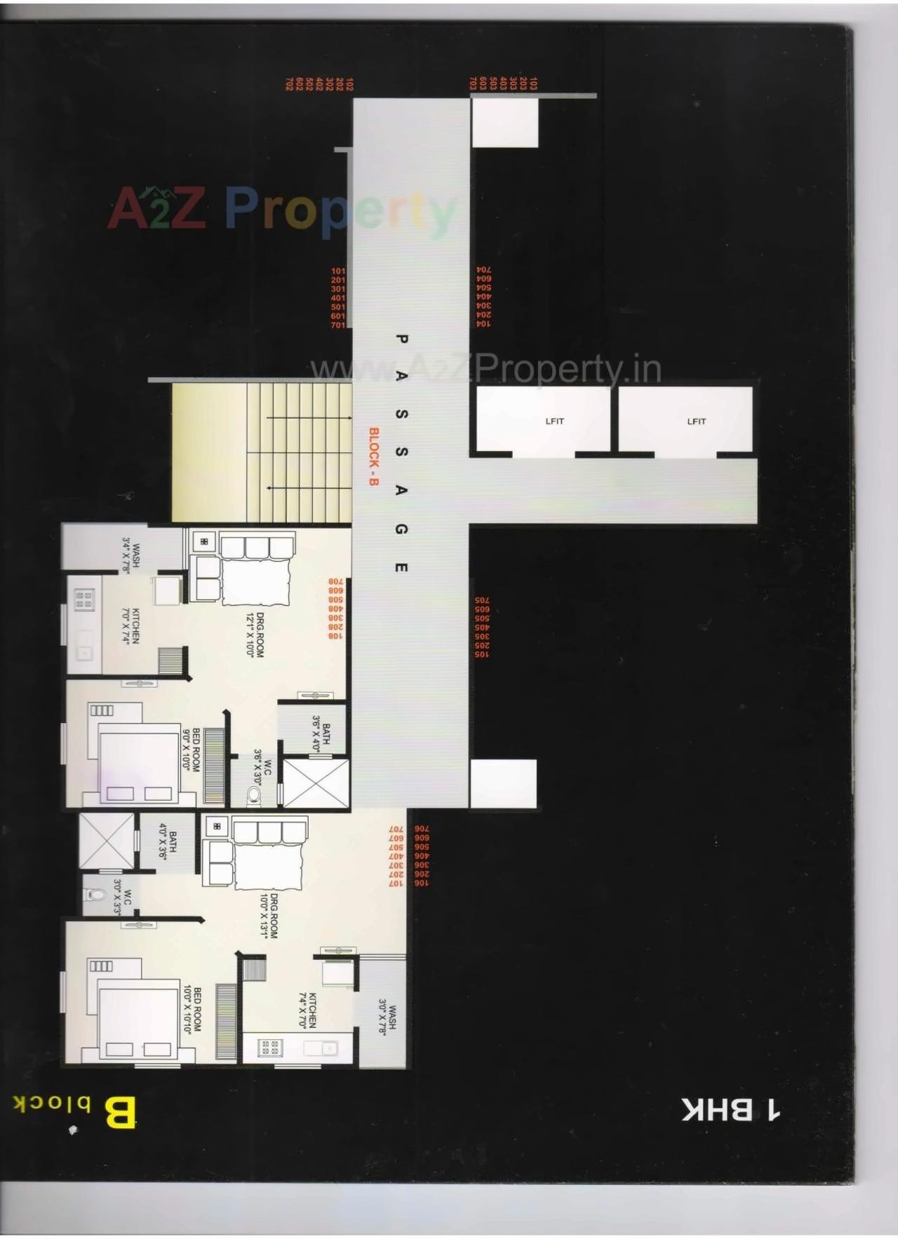Layout of real estate project Siddhraj Homes located at Arsodiya, Gandhinagar, Gujarat