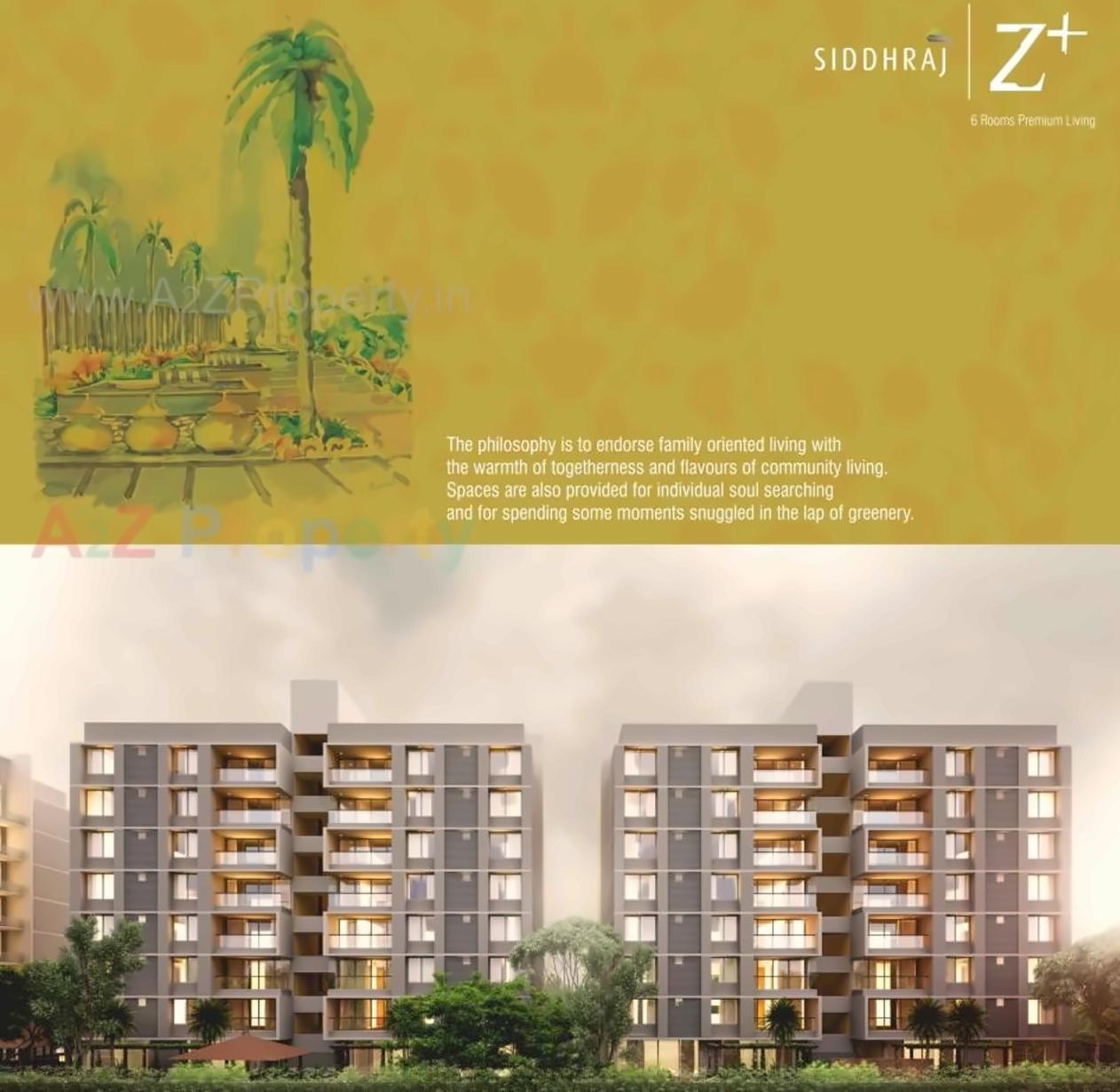  of real estate project Siddhraj Z+ located at Sargasan, Gandhinagar, Gujarat