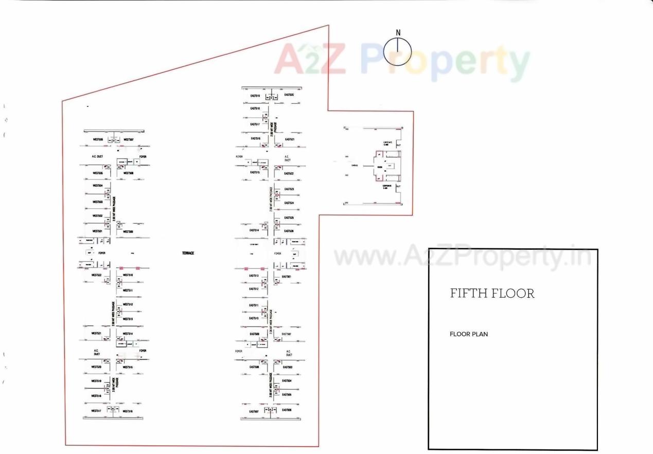 Layout of real estate project Siddhraj Z located at Kudasan, Gandhinagar, Gujarat