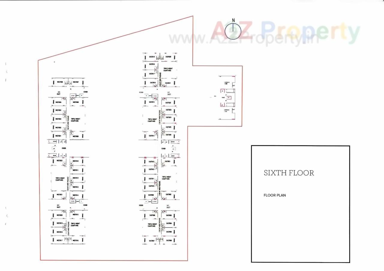Layout of real estate project Siddhraj Z located at Kudasan, Gandhinagar, Gujarat