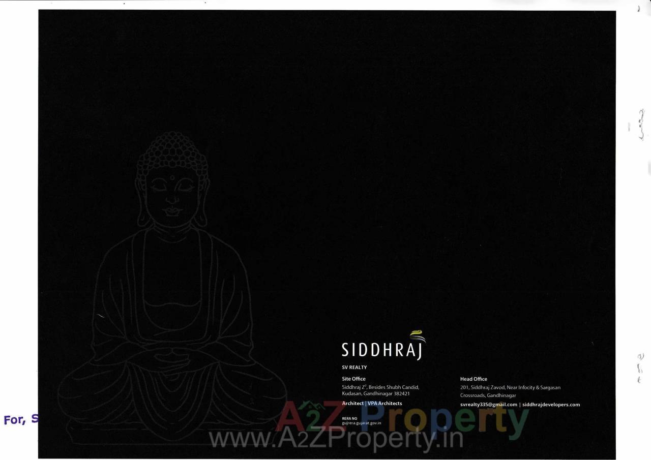  of real estate project Siddhraj Z located at Kudasan, Gandhinagar, Gujarat