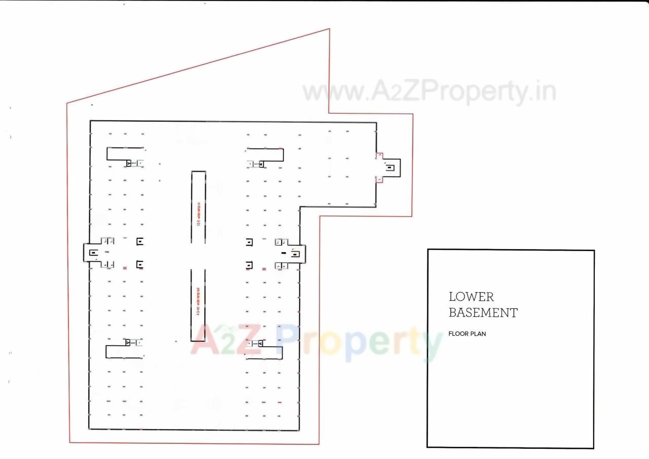 Layout of real estate project Siddhraj Z located at Kudasan, Gandhinagar, Gujarat