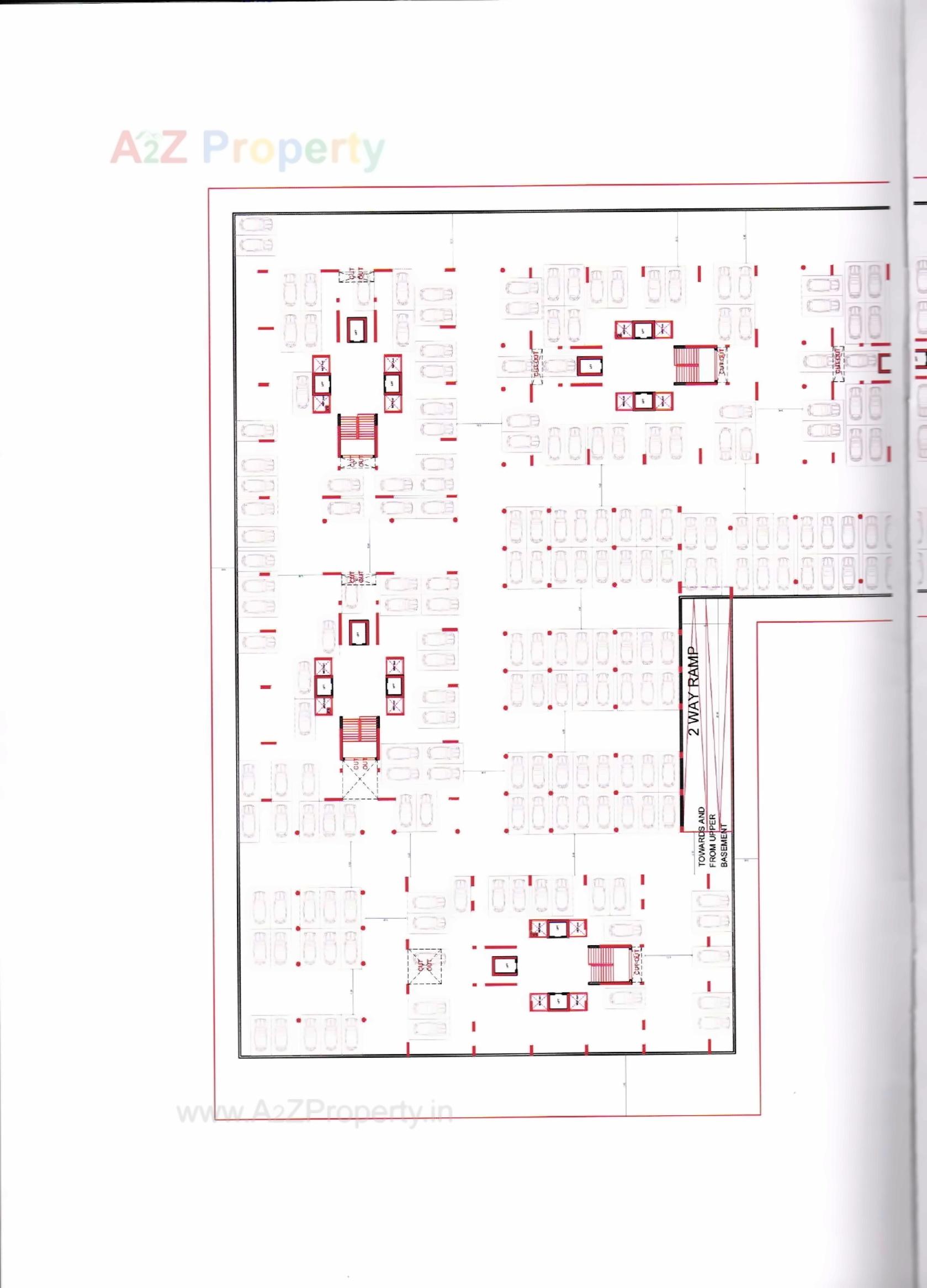Layout of real estate project Siddhraj Zoey located at Randesan, Gandhinagar, Gujarat