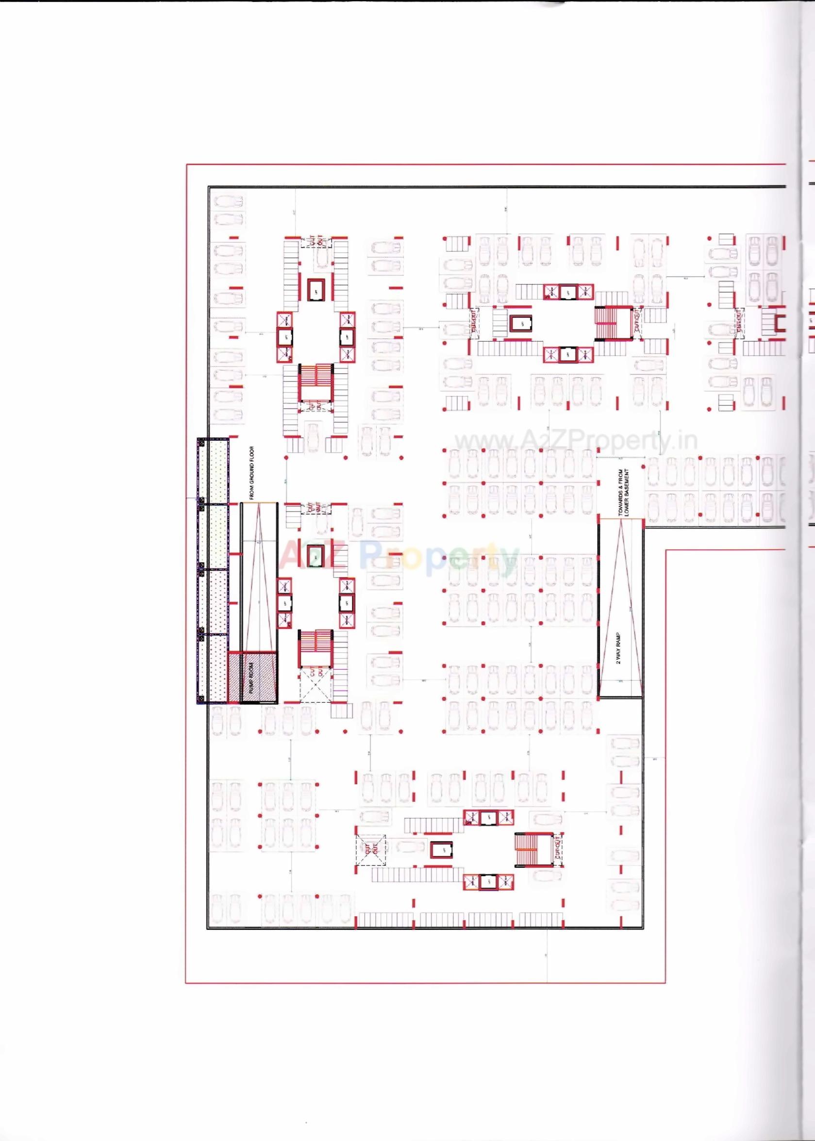 Layout of real estate project Siddhraj Zoey located at Randesan, Gandhinagar, Gujarat