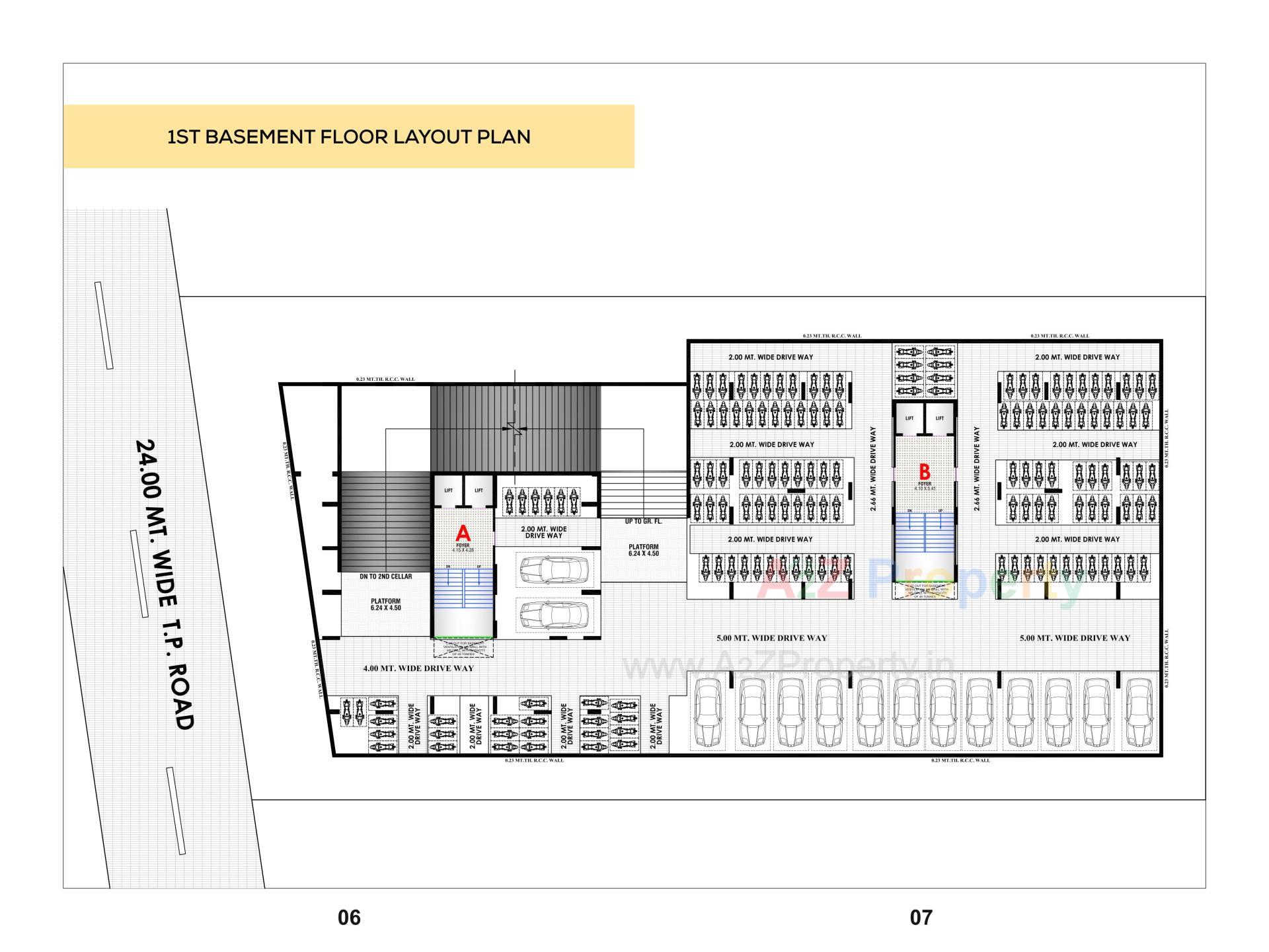 Layout of real estate project Signature Elena located at Zundal, Gandhinagar, Gujarat