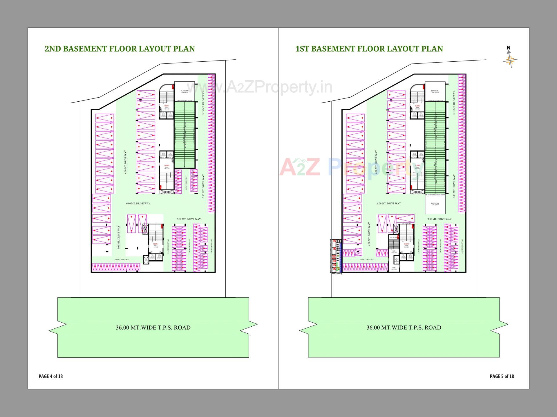 Layout of real estate project Signor Heritage located at Zundal, Gandhinagar, Gujarat