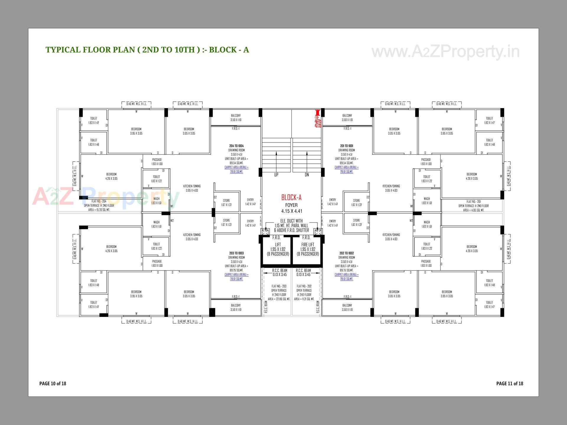 Layout of real estate project Signor Heritage located at Zundal, Gandhinagar, Gujarat