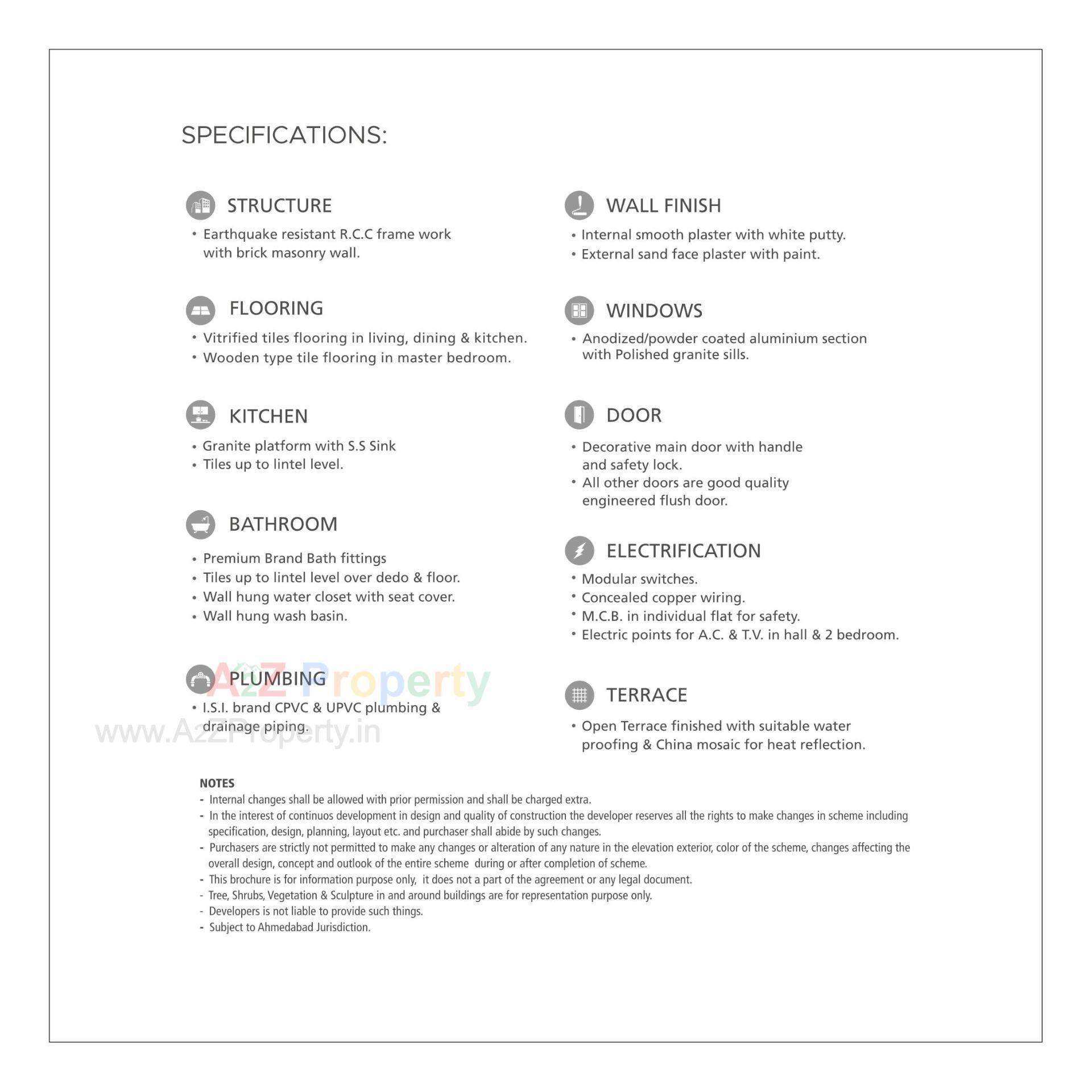  of real estate project Signor Skyline located at Zundal , Gandhinagar, Gujarat