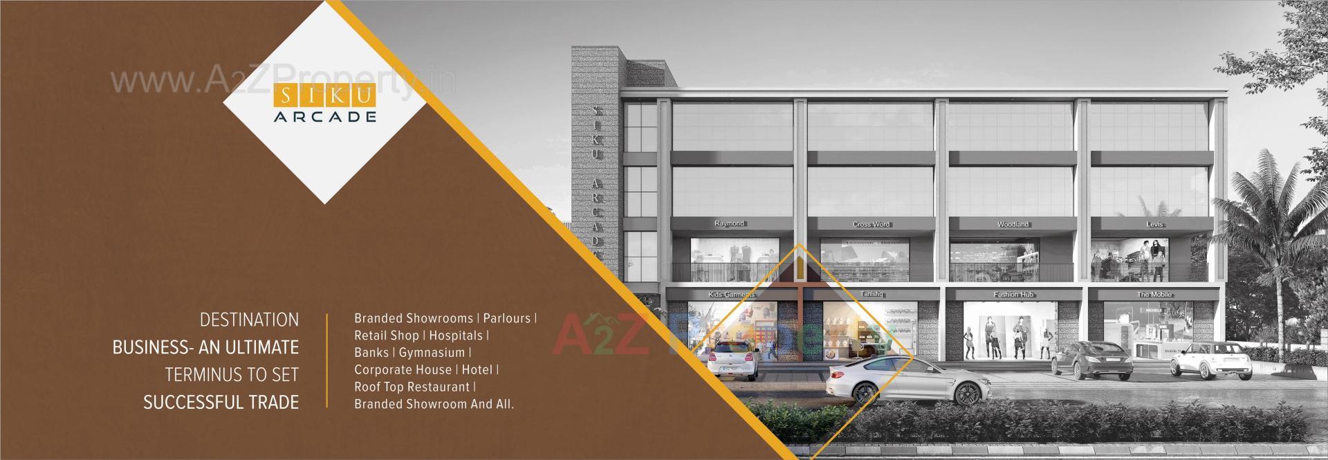  of real estate project Siku Arcade located at Ranasan, Gandhinagar, Gujarat