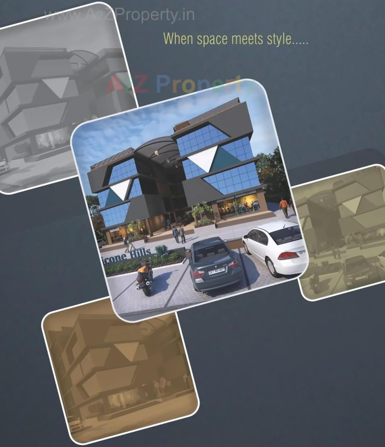 Layout of real estate project Silicone Hills located at Koba, Gandhinagar, Gujarat