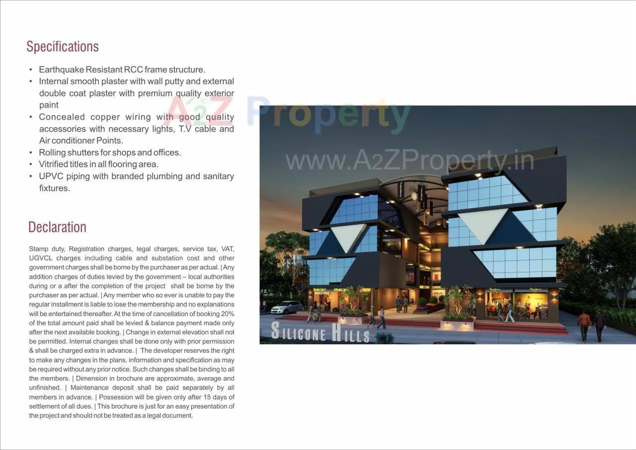  of real estate project Silicone Hills located at Koba, Gandhinagar, Gujarat
