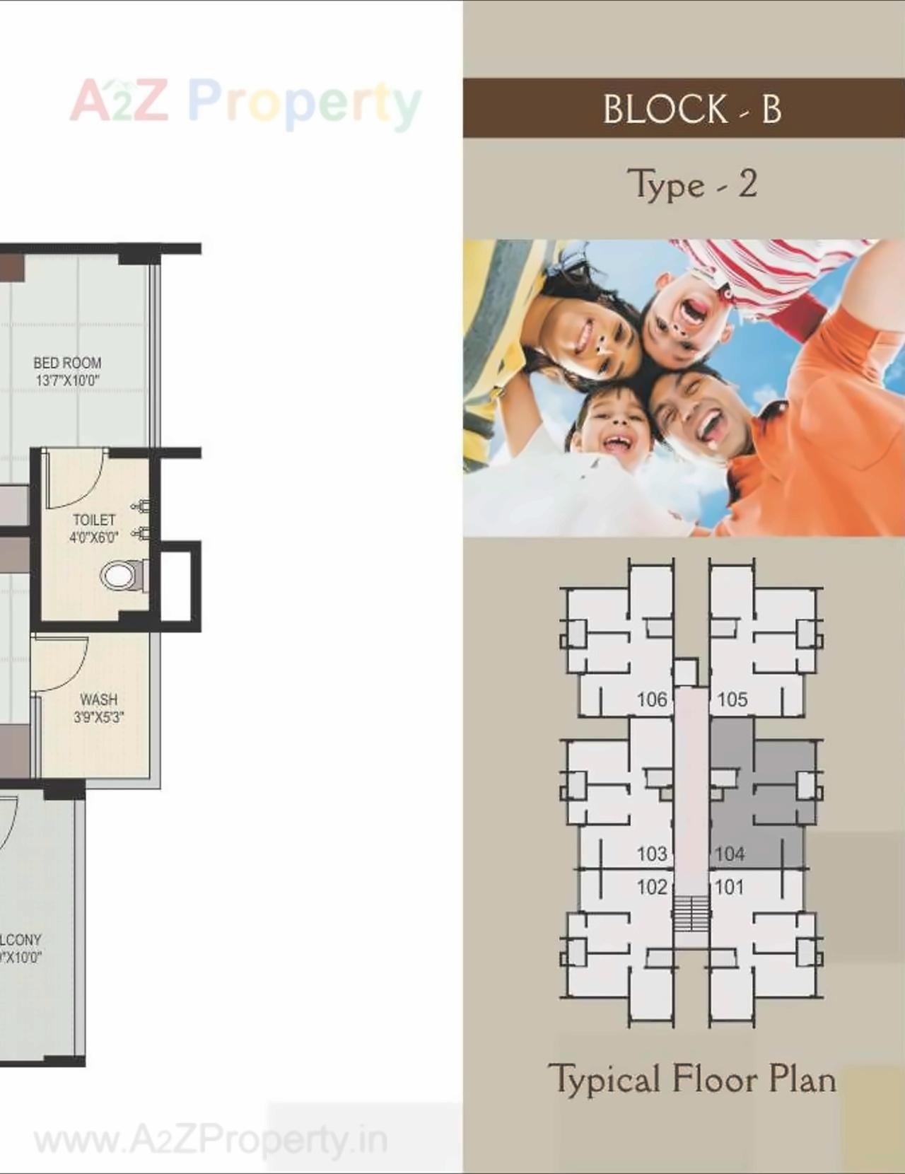 Layout of real estate project Silicone La Vista located at Raisan, Gandhinagar, Gujarat