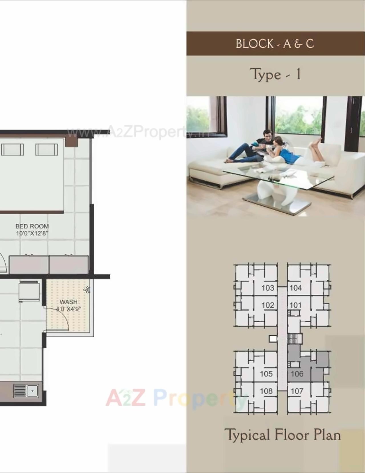 Layout of real estate project Silicone La Vista located at Raisan, Gandhinagar, Gujarat