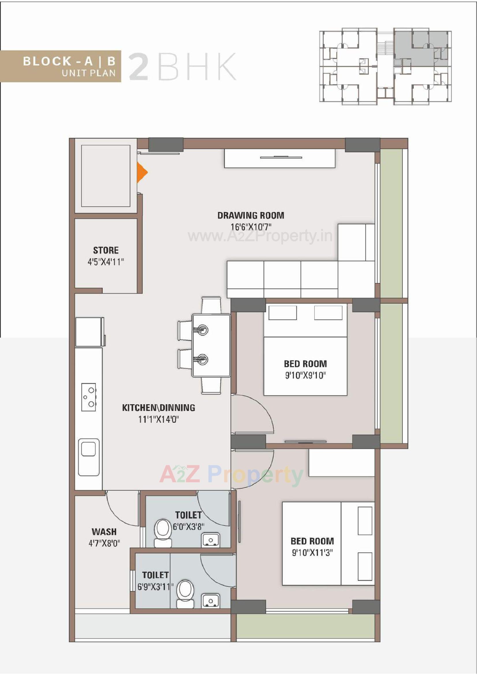 Layout of real estate project Silicone Nest located at Raysan, Gandhinagar, Gujarat