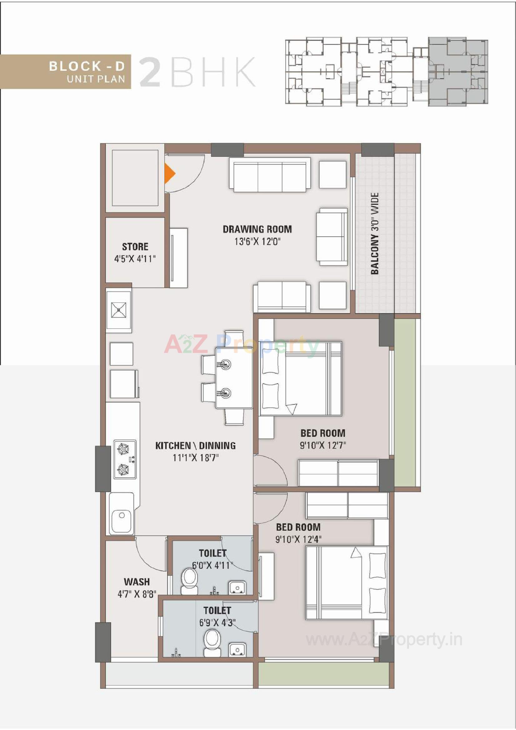 Layout of real estate project Silicone Nest located at Raysan, Gandhinagar, Gujarat
