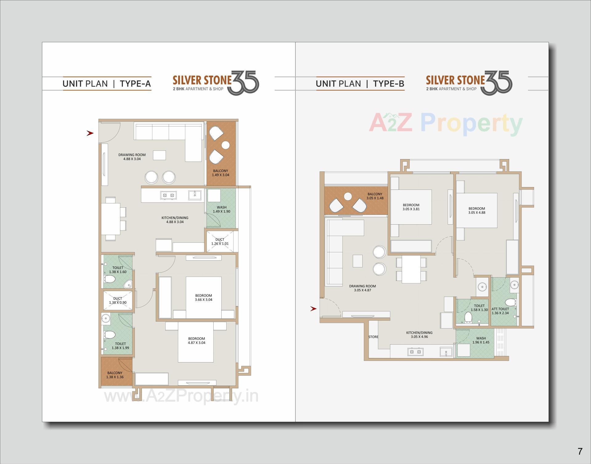 Layout of real estate project Silver Stone located at Vavol, Gandhinagar, Gujarat