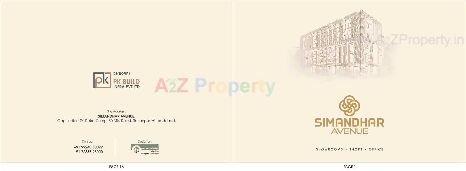  of real estate project Simandhar Avenue located at Gandhinagar, Gandhinagar, Gujarat