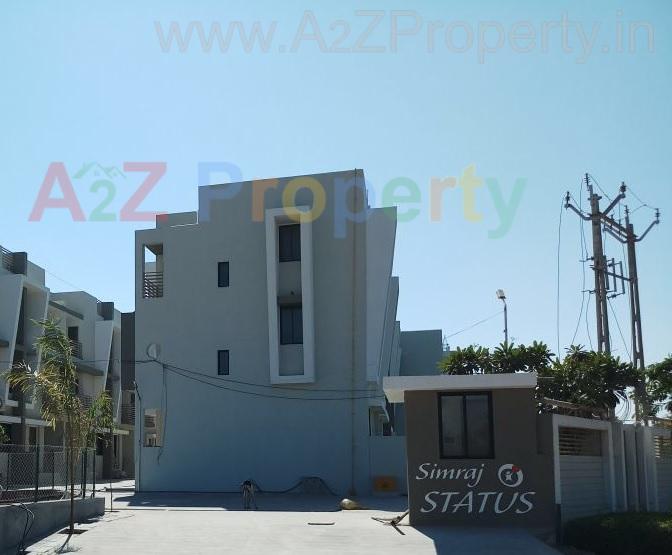 3D Elevation of real estate project Simraj Status located at Kudasan, Gandhinagar, Gujarat
