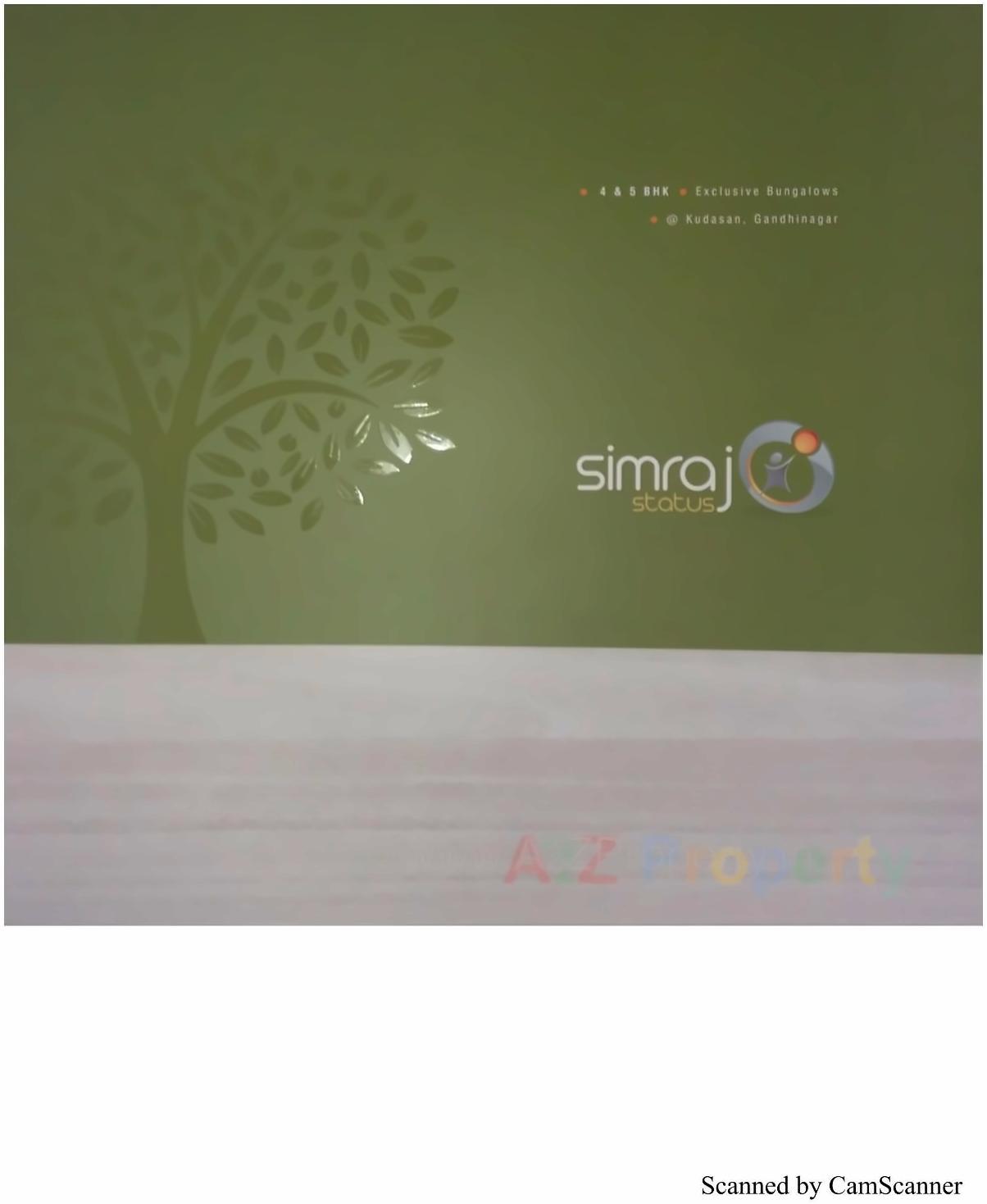  of real estate project Simraj Status located at Kudasan, Gandhinagar, Gujarat