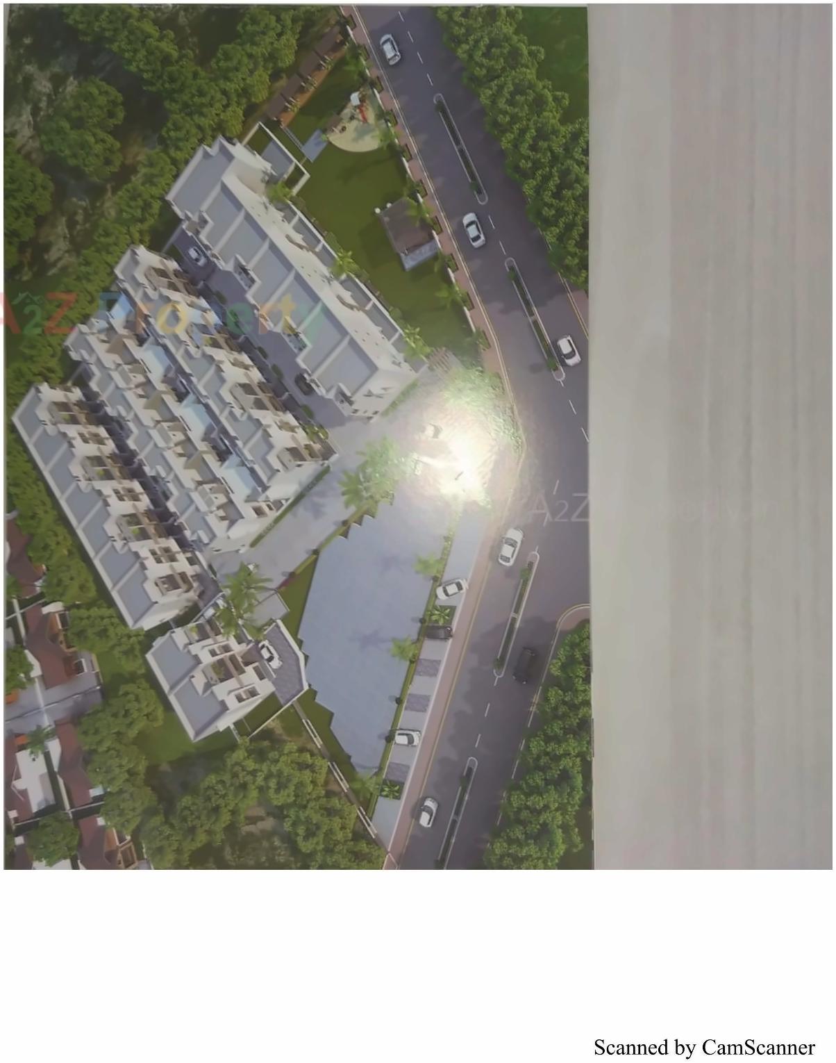 3D Elevation of real estate project Simraj Status located at Kudasan, Gandhinagar, Gujarat