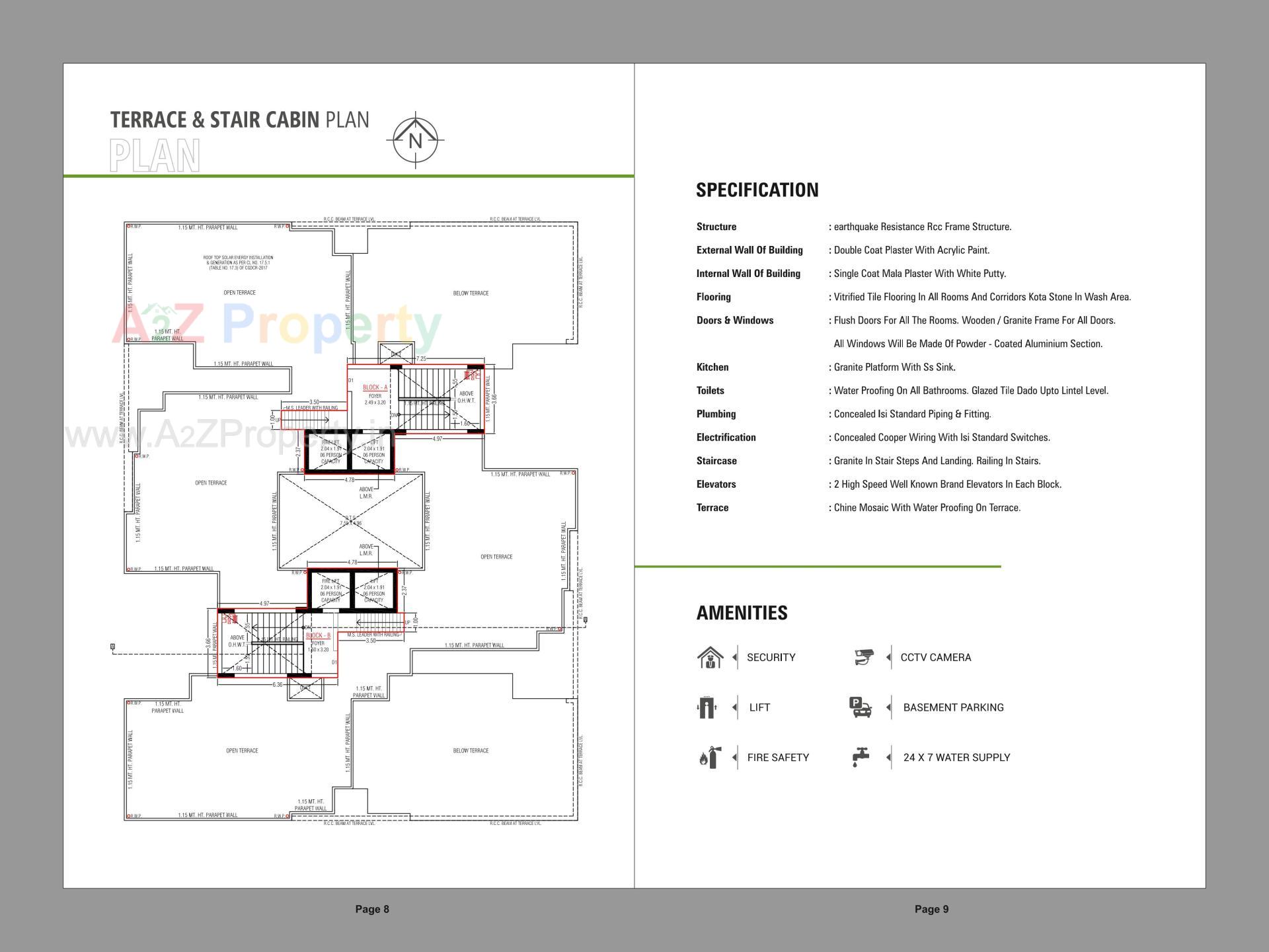 Layout of real estate project Sivana Greens located at Saij, Gandhinagar, Gujarat