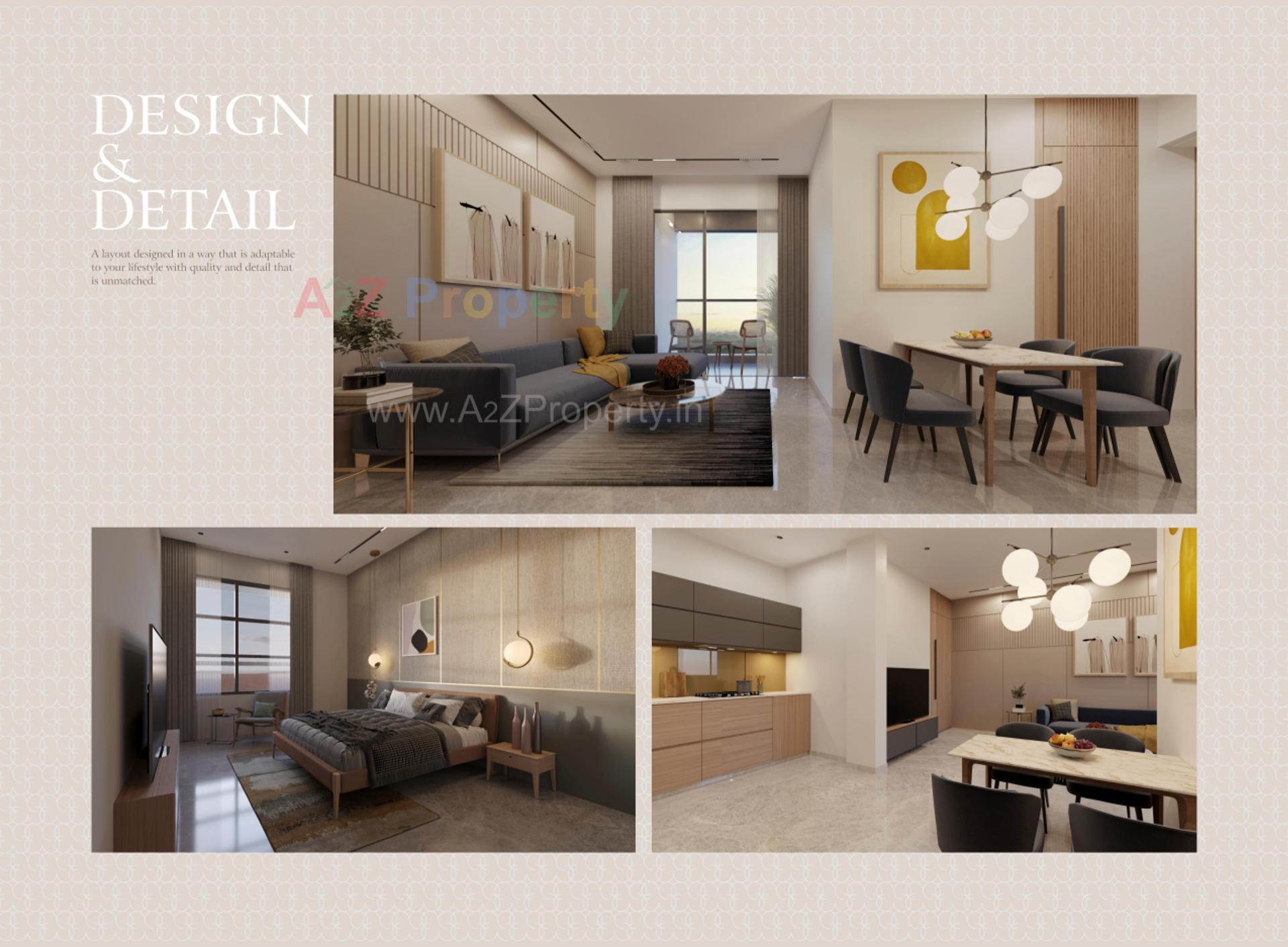 3D Elevation of real estate project Sky Elegante located at Amiyapur, Gandhinagar, Gujarat